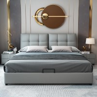 北欧科技布床2023新款1.8米1.5米双人主卧婚床现代简约高箱储物