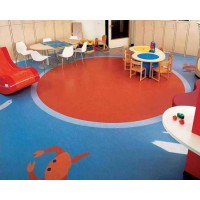 陕西幼儿园塑胶地板 幼儿园纯色pvc地板 素色单色塑胶地板 舞蹈地板