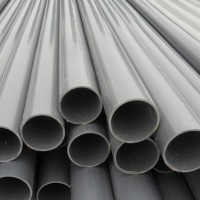 厂家批发PVC给水管 塑料灰色农业排灌管 110pvc硬管给水管材